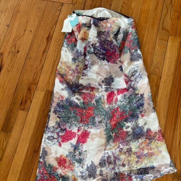 blue illusion nwt midi dress size s - Picture 4 of 4